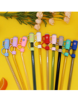 bouchon paille mini tumbler accessoire silicone vaisselle protection anti poussière tahiti Fenua shopping
