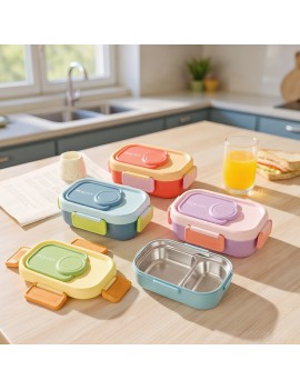 lunch box iso color pop 20cm isotherme acier inoxydable repas déjeuner tahiti Fenua shopping