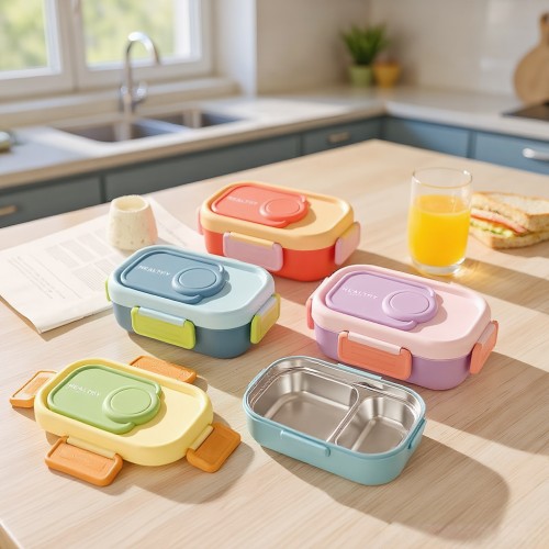 lunch box iso color pop 20cm isotherme acier inoxydable repas déjeuner tahiti Fenua shopping