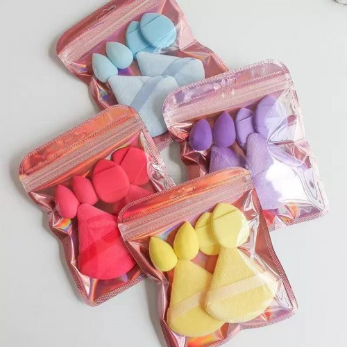 set 6 eponges make up beaute accessoires routine make up tahiti Fenua shopping