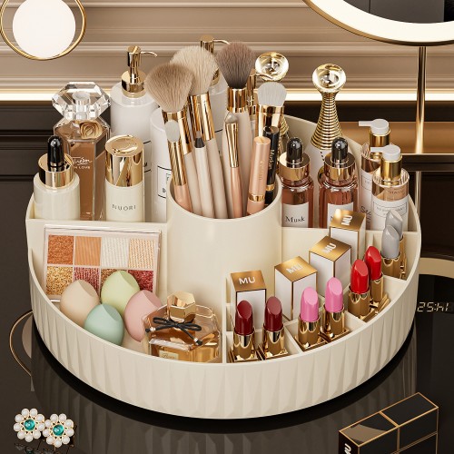 organisateur pot rotatif large rangement accessoires beauté tahiti Fenua shopping