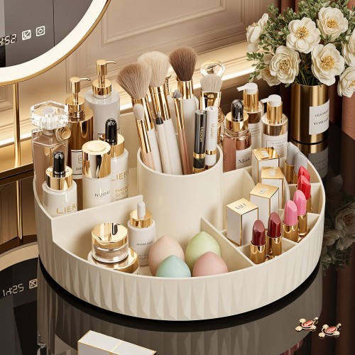 organisateur pot rotatif large rangement accessoires beauté tahiti Fenua shopping