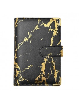 budget planner A6 marble black gold papeterie notebook organisation economies tahiti Fenua shopping