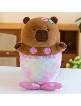 peluche capybara mermaid coussin kids enfant cute tahiti Fenua shopping
