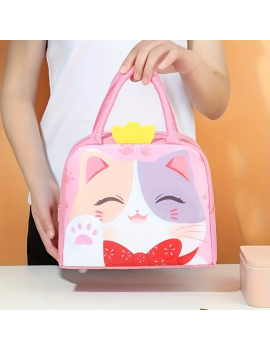 lunch bag animaux relief dejeuner rangement enfant kids chat panda tahiti fenua shopping