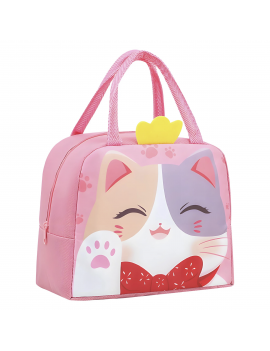 lunch bag animaux relief dejeuner rangement enfant kids chat panda tahiti fenua shopping