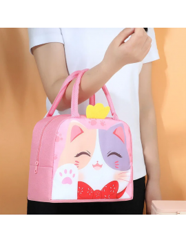 lunch bag animaux relief dejeuner rangement enfant kids chat panda tahiti fenua shopping