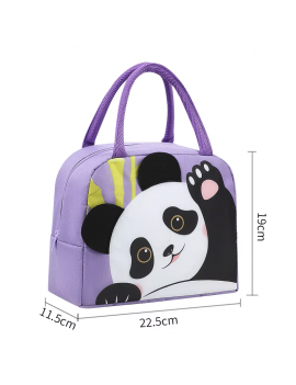 lunch bag animaux relief dejeuner rangement enfant kids chat panda tahiti fenua shopping