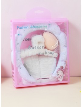 set serre tete make up 5 pieces fluffy bien etre box beaute tahiti fenua shopping