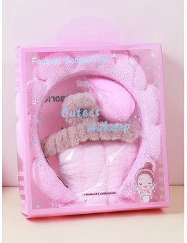 set serre tete make up 5 pieces fluffy bien etre box beaute tahiti fenua shopping