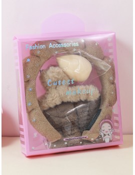 set serre tete make up 5 pieces fluffy bien etre box beaute tahiti fenua shopping