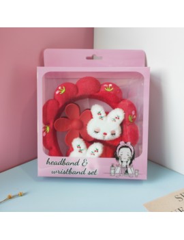 set serre tete make up 4 pieces cherry bien etre box beaute tahiti fenua shopping