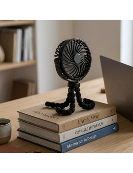 ventilateur octopus flexible air frais chaleur gadget utile tahiti fenua shopping