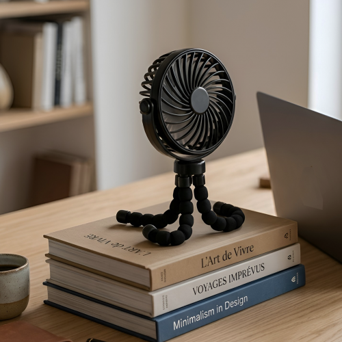 ventilateur octopus flexible air frais chaleur gadget utile tahiti fenua shopping