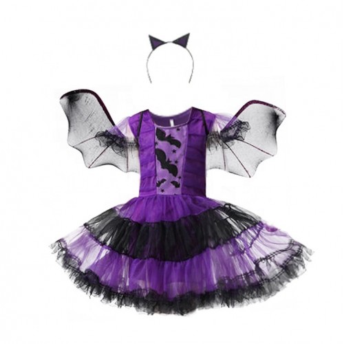robe chauve-souris purple costume enfant kids halloween tenue tahiti fenua shopping