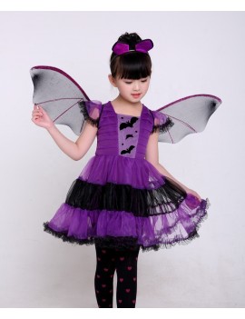 robe chauve-souris purple costume enfant kids halloween tenue tahiti fenua shopping