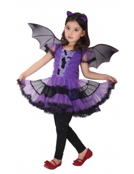 robe chauve-souris purple costume enfant kids halloween tenue tahiti fenua shopping