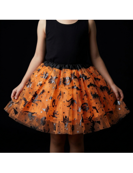 tutu halloween orange habillement enfants halloween fenua shopping tahiti