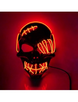 masque skull eye light halloween mask terrifiant squelette lumineux accessoire peur tahiti fenua shopping