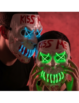 masque kiss me light halloween mask accessoire peur terrifiant fete tahiti fenua shopping