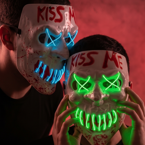masque kiss me light halloween mask accessoire peur terrifiant fete tahiti fenua shopping