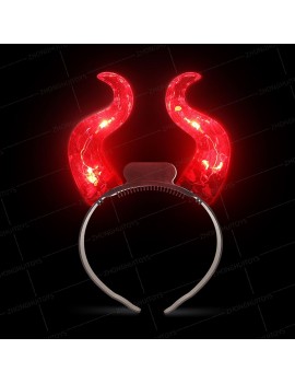 serre tete diable led evil diablotin headband lumineux light accessoire halloween tahiti fenua shopping