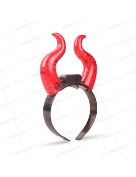 serre tete diable led evil diablotin headband lumineux light accessoire halloween tahiti fenua shopping