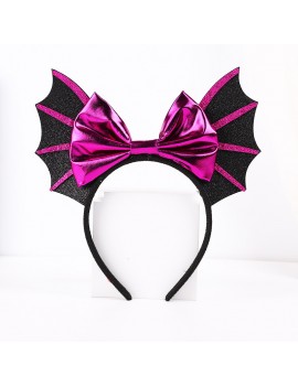 serre tete nœud chauve souris headband accessoire halloween laser sequins tahiti fenua shopping
