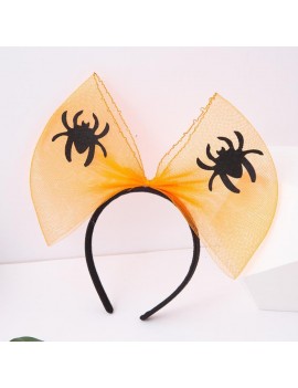 serre tete nœud tulle halloween accessoire citrouille skull headband hair cheveux tahiti fenua shopping