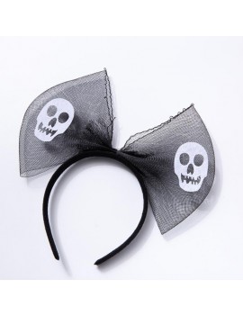 serre tete nœud tulle halloween accessoire citrouille skull headband hair cheveux tahiti fenua shopping
