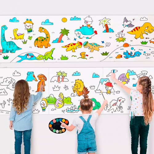 poster coloriage 200cm color colorier DIY enfant kids fun fenua shopping nouvelle calédonie