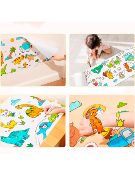 poster coloriage 200cm color colorier DIY enfant kids fun fenua shopping nouvelle calédonie