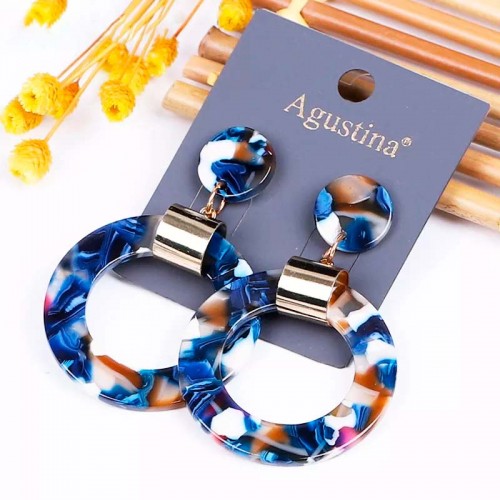 boucles d'oreilles blue bijoux fantaisie accessoires beauté girl nc fenua shopping