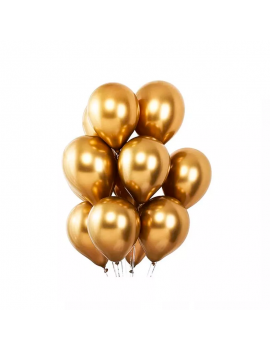 set 10 ballons glossy miroir fête color nc fenua shopping