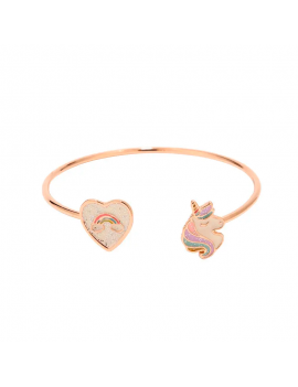 set bracelets coeur licorne arc en ciel rainbow unicorn bijoux nc fenua shopping