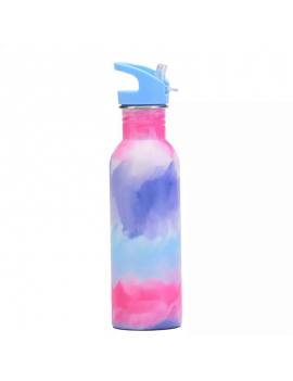 gourde tumbler bouteille acier isotherme color rainbow tie dye vaisselle drink boisson nc fenua shopping