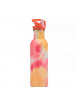 gourde tumbler bouteille acier isotherme color rainbow tie dye vaisselle drink boisson nc fenua shopping