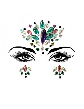 sticker bijoux visage makeup strass nc fenua shopping