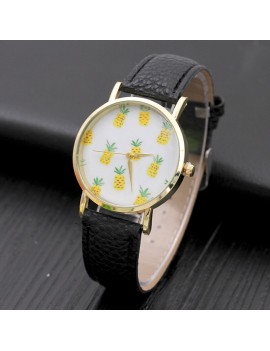 montre ananas pineapple painapo motif tropicale tropical coloré watch accessoire bijoux nc fenua shopping
