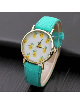 montre ananas pineapple painapo motif tropicale tropical coloré watch accessoire bijoux nc fenua shopping