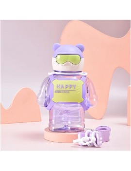 gourde happy bear kids 800ml drink boisson vaisselle enfant fun ours nouvelle calédonie fenua shopping