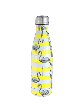 bouteille yellow tropic jaune flamant tropical bottle fresh isotherme nouvelle calédonie fenua shopping